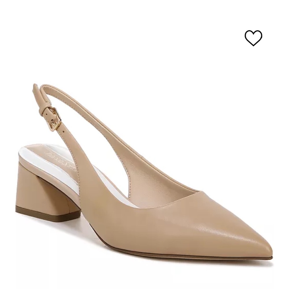 Franco sarto nude sling backs L Racer new with box
